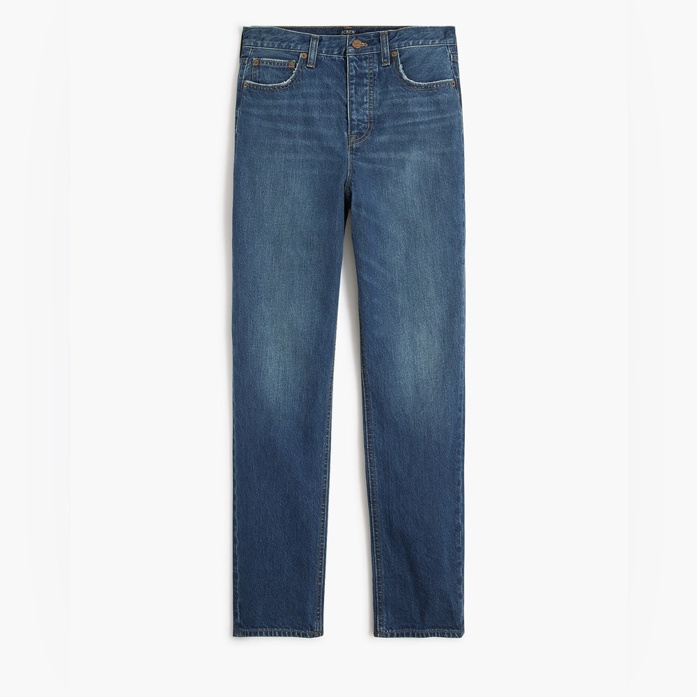 J. Crew premium edition dark wash high rise straight jeans sz 27